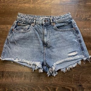 Garage denim jean shorts